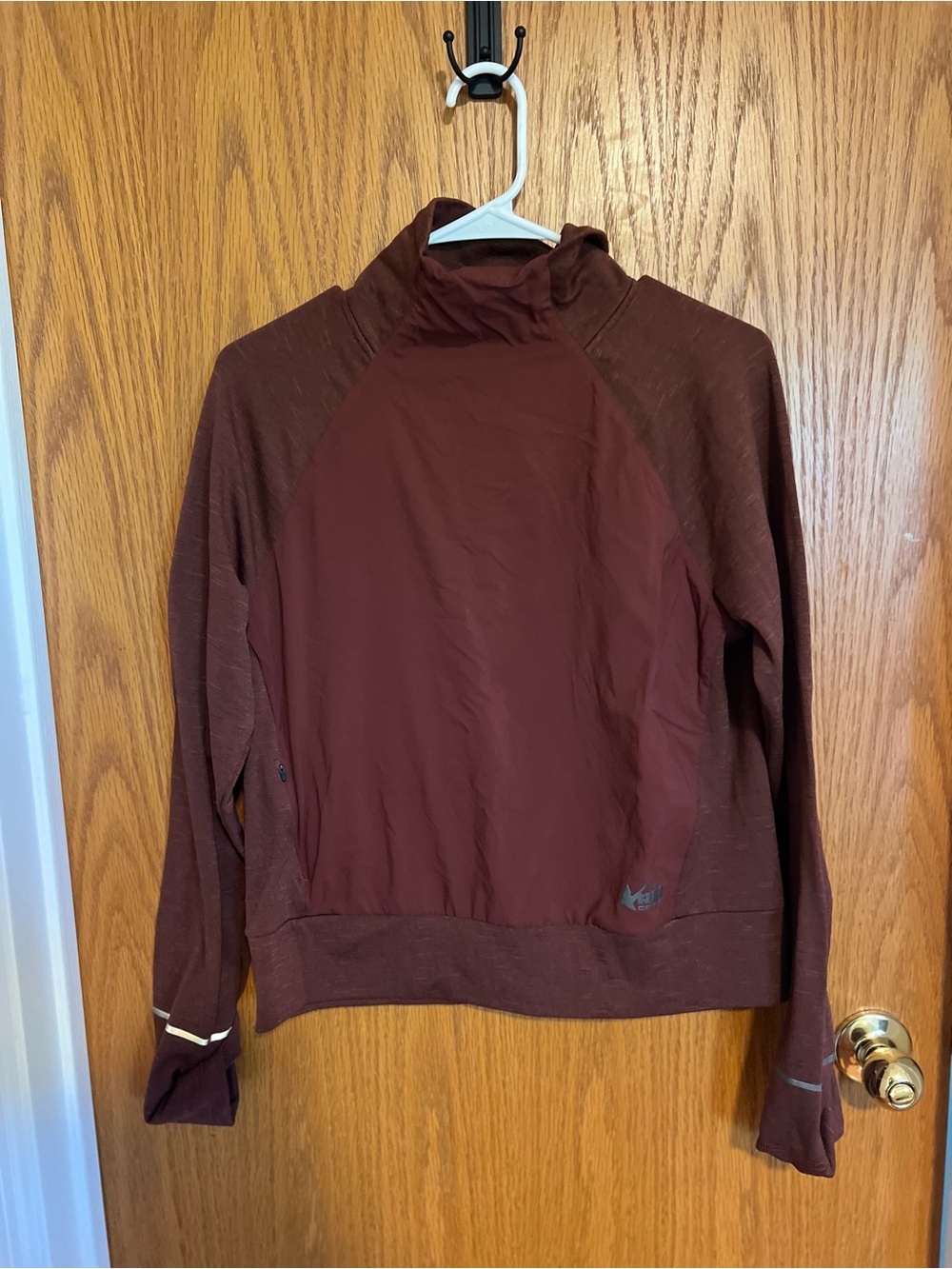 REI women’s high neck pullover